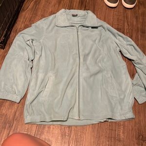 Fleece jacket teal